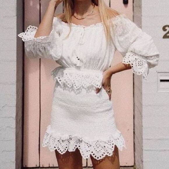 Spell and the Gypsy Collective Mini Dress Off the shoulder - size Small - Picture 1 of 6